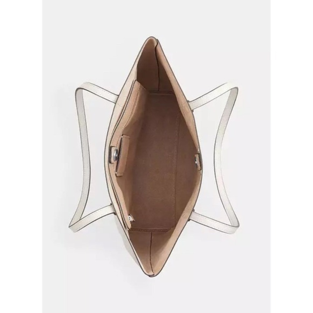 Coach Thea Tote - Chalk Refined Leather, NWT - Picture 4 of 7